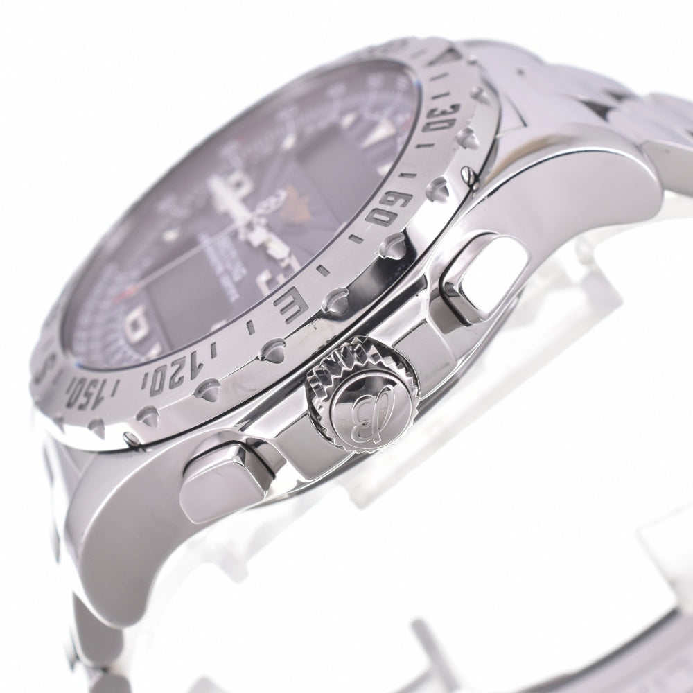 with paper BREITLING Air wolf A78363 Analog / digital gray Dial Quartz Men's
 Watch L#142909