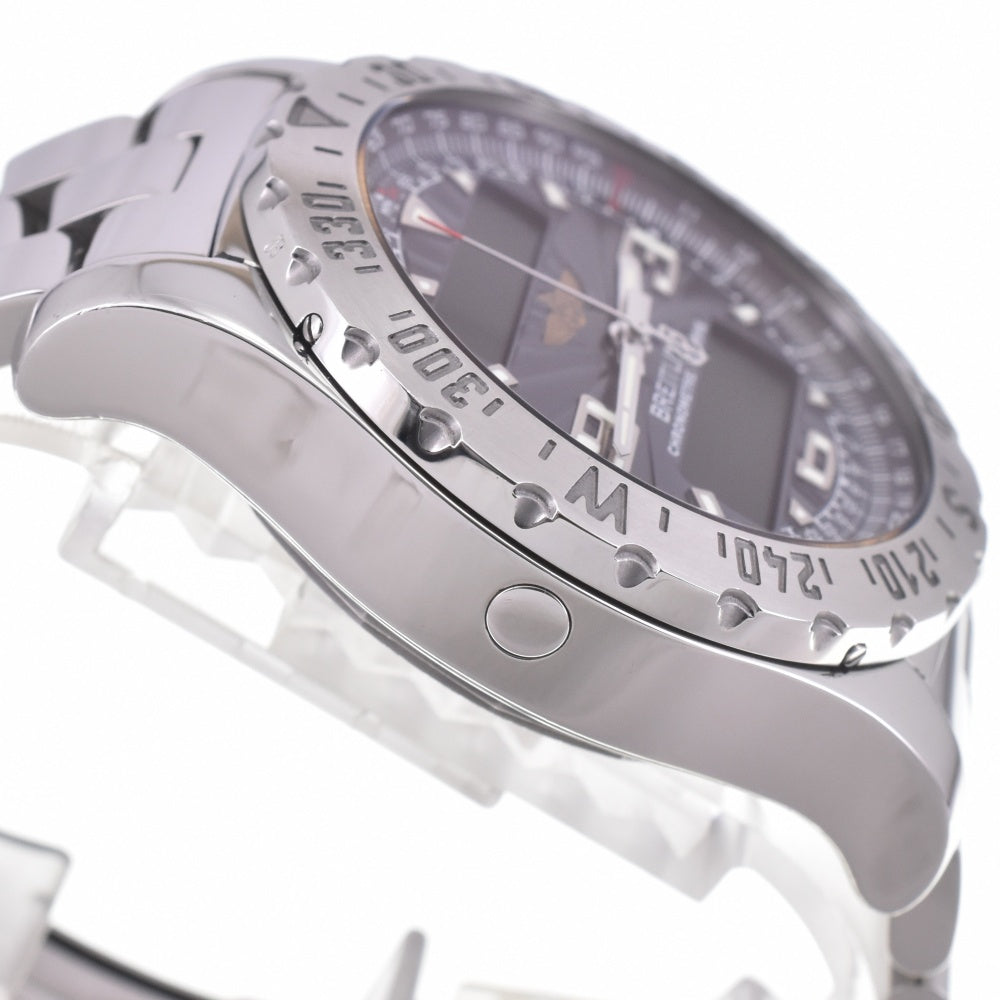 with paper BREITLING Air wolf A78363 Analog / digital gray Dial Quartz Men's
 Watch L#142909