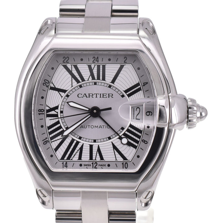 CARTIER Roadster XL W62032X6 Date Silver Dial Automatic Men's
 Watch R#142915