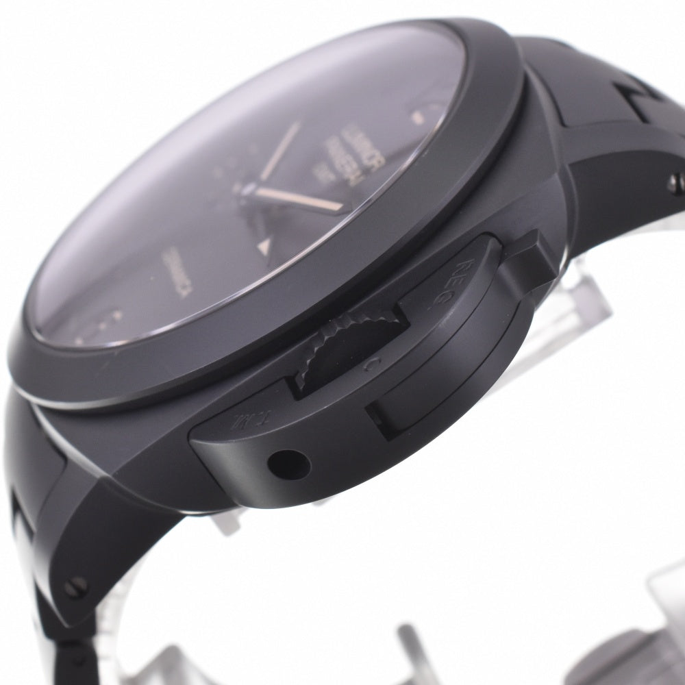 PANERAI Luminor 1950 3DAYS GMT Tuttonero PAM00438 Ceramic Small Second Date black Dial Automatic Men's
 Watch K#142916