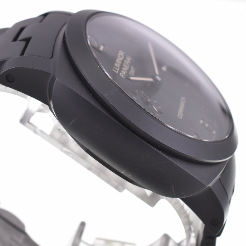 PANERAI Luminor 1950 3DAYS GMT Tuttonero PAM00438 Ceramic Small Second Date black Dial Automatic Men's
 Watch K#142916