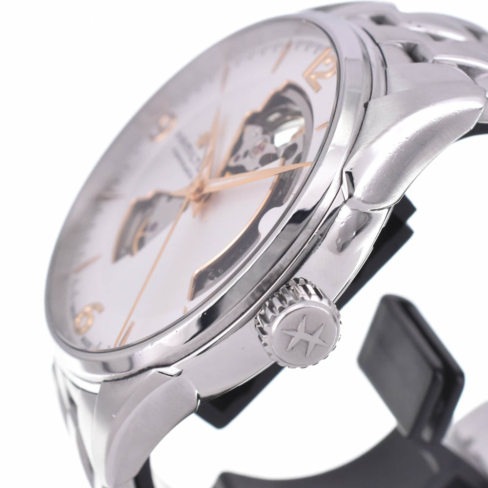 HAMILTON Jazzmaster Beaumatic Open Heart H327050 Silver Dial Automatic Men's
 Watch M#142917