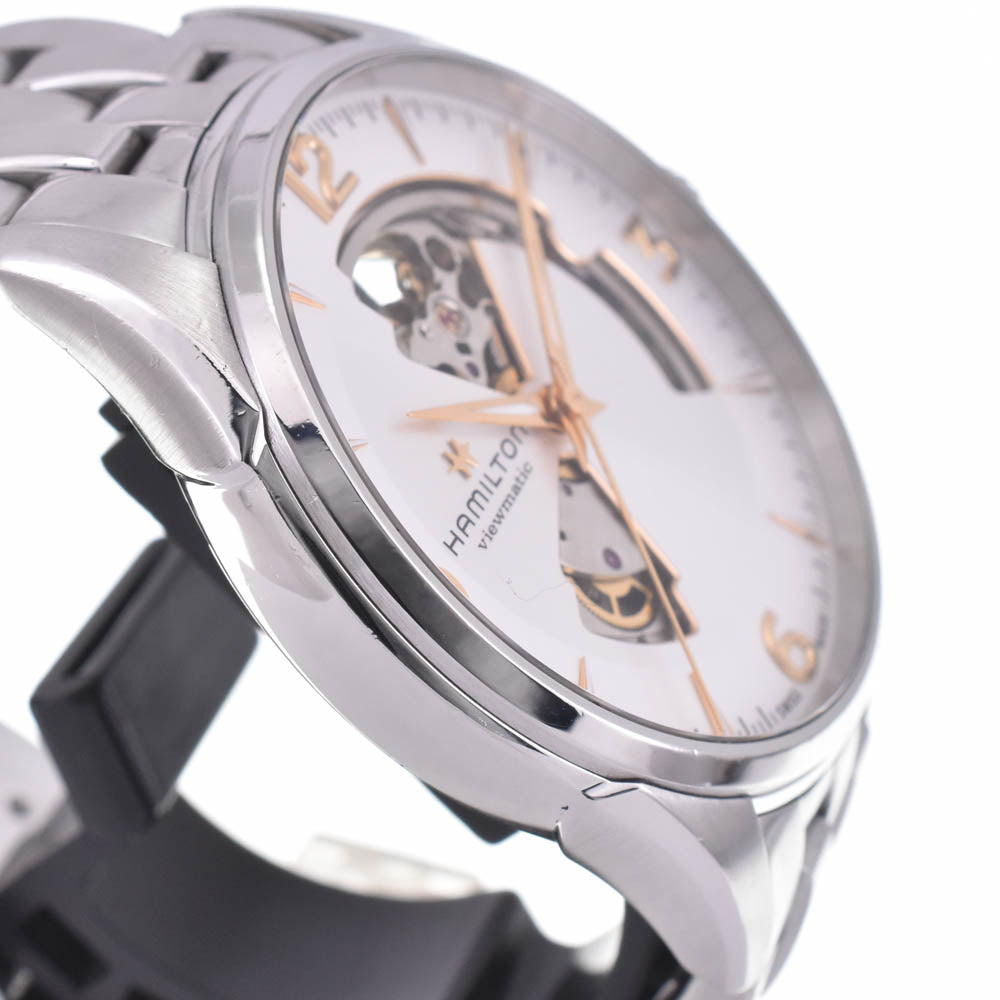 HAMILTON Jazzmaster Beaumatic Open Heart H327050 Silver Dial Automatic Men's
 Watch M#142917