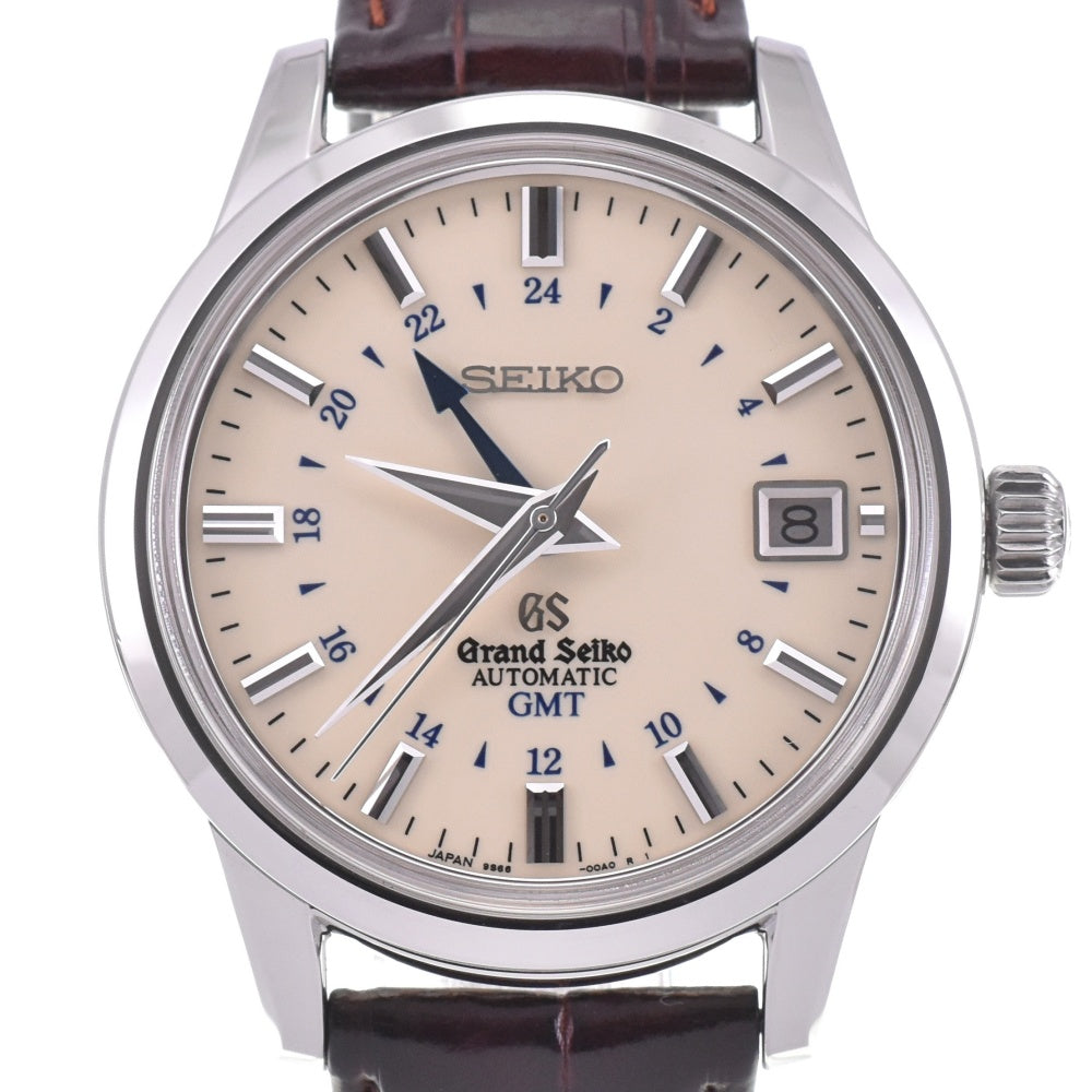 with paper SEIKO Grand Seiko SBGM021/9S66-00A0 9S Mechanical GMT Ivory Dial Automatic Men's
 Watch K#142919