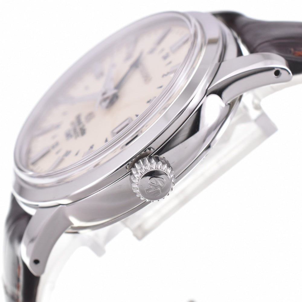 with paper SEIKO Grand Seiko SBGM021/9S66-00A0 9S Mechanical GMT Ivory Dial Automatic Men's
 Watch K#142919