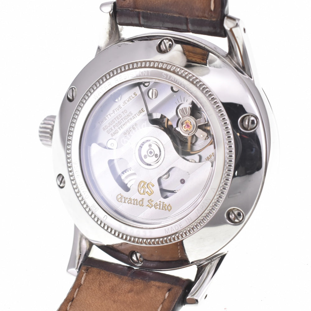 with paper SEIKO Grand Seiko SBGM021/9S66-00A0 9S Mechanical GMT Ivory Dial Automatic Men's
 Watch K#142919