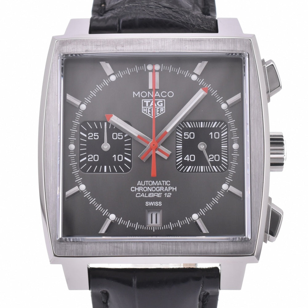 TAG HEUER Monaco CAW211J.FC6476 Chronograph Caliber 12 black Dial Automatic Men's
 Watch L#142920