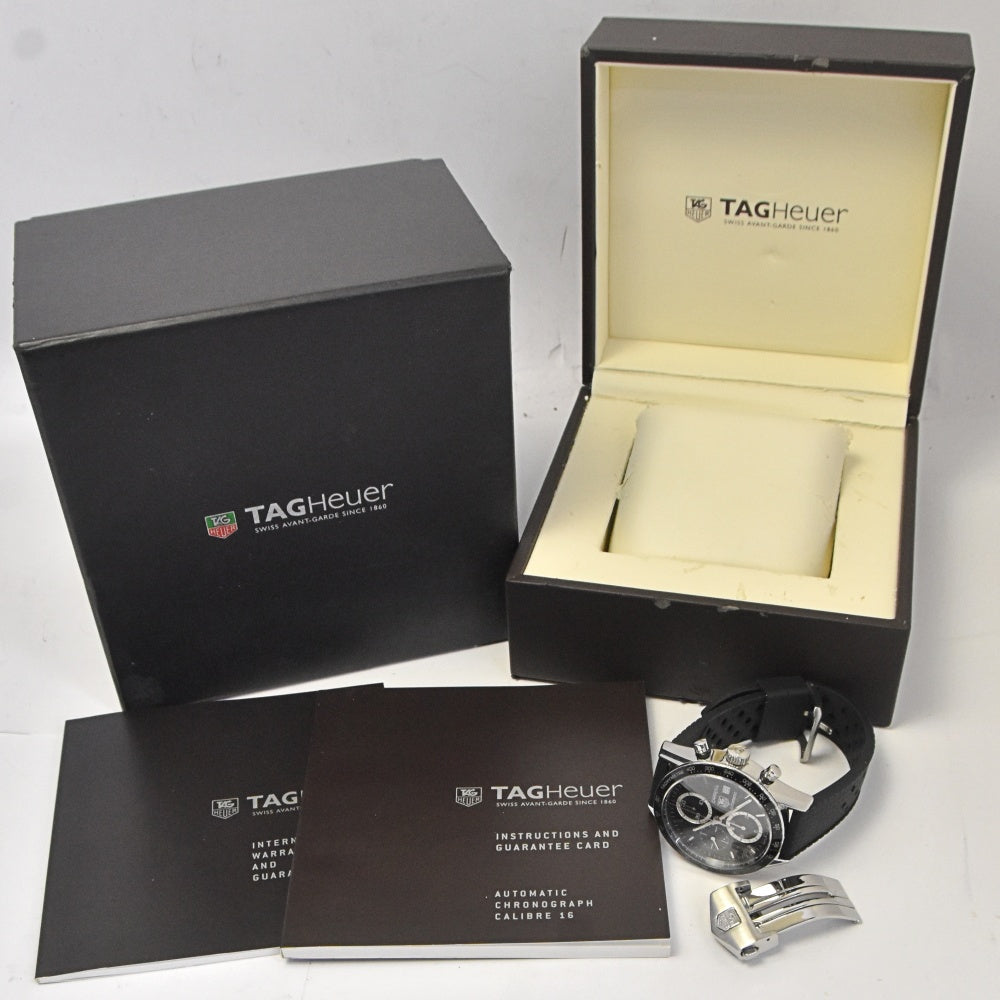 TAG HEUER Carrera CV2010.FC6233 Chronograph Date black Dial Automatic Men's
 Watch N#142923