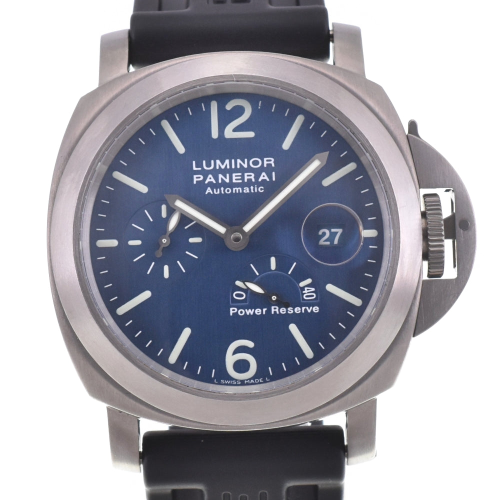 with paper PANERAI Luminor PAM00093 Power reserve blue Dial Automatic Men's
 Watch K#142925