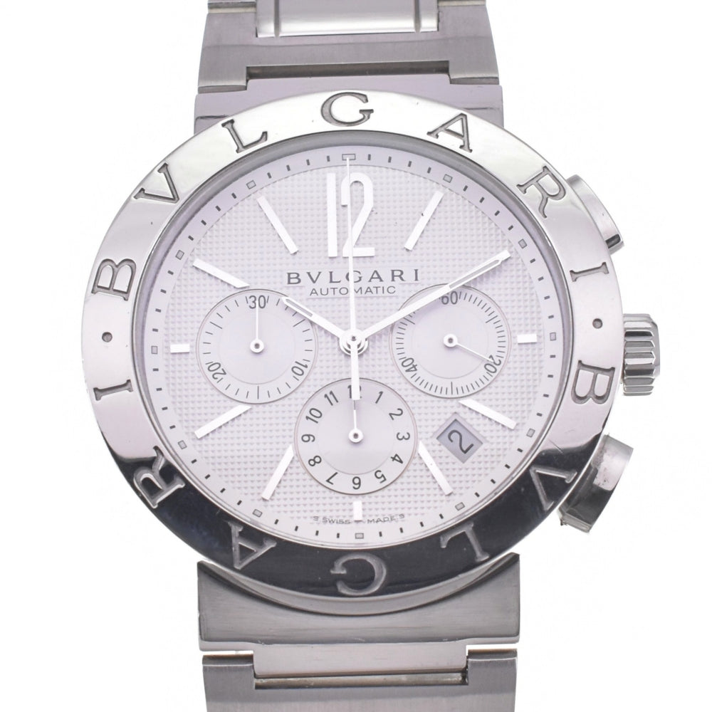 BVLGARI Bvlgari Bvlgari BB42SSCH Chronograph Date Silver Dial Automatic Men's
 Watch L#142929