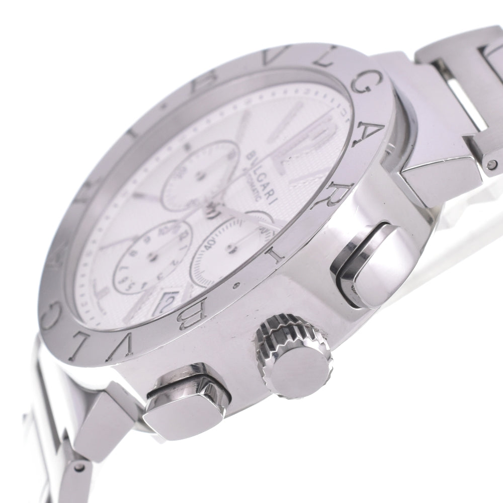 BVLGARI Bvlgari Bvlgari BB42SSCH Chronograph Date Silver Dial Automatic Men's
 Watch L#142929