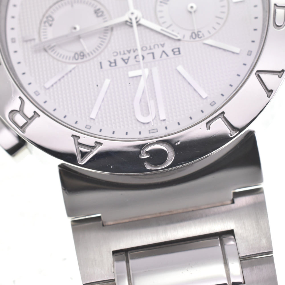 BVLGARI Bvlgari Bvlgari BB42SSCH Chronograph Date Silver Dial Automatic Men's
 Watch L#142929