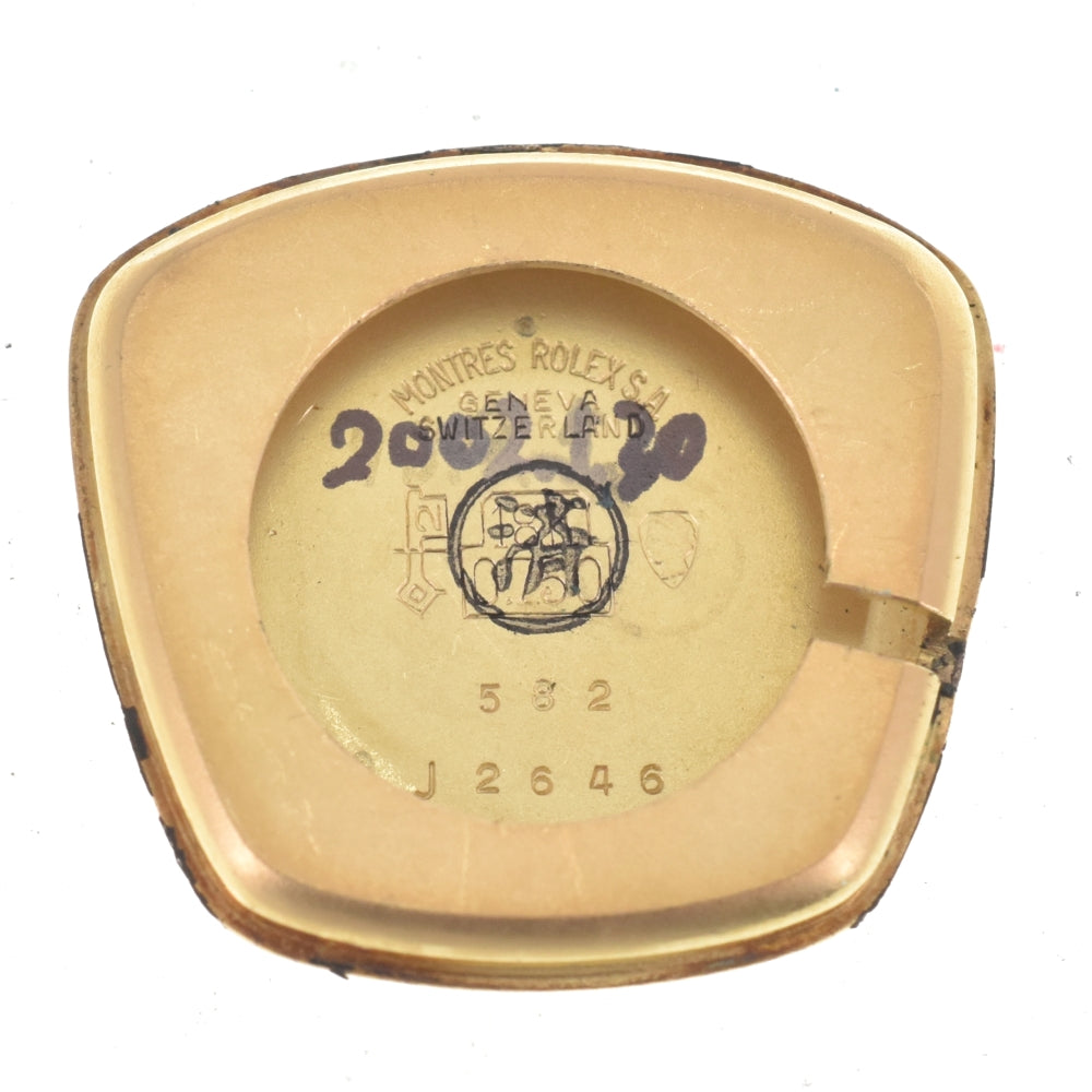 ROLEX Precision K18YG / Leather Cal.1400 gold Dial Hand Winding Ladies
 Watch M#142930