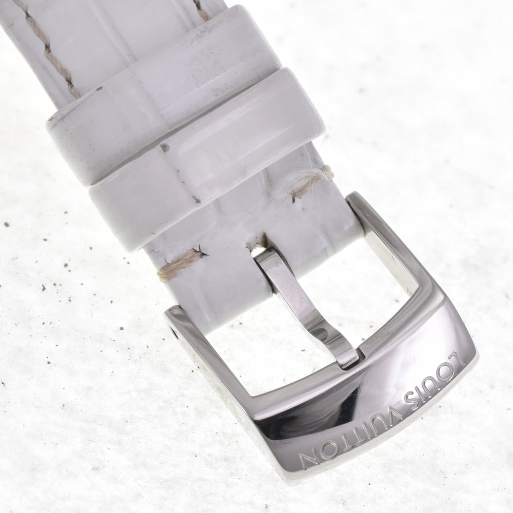 LOUIS VUITTON Tambour Moon Divine PM QA017 Diamond / white shell Dial Quartz Ladies
 Watch L#142933