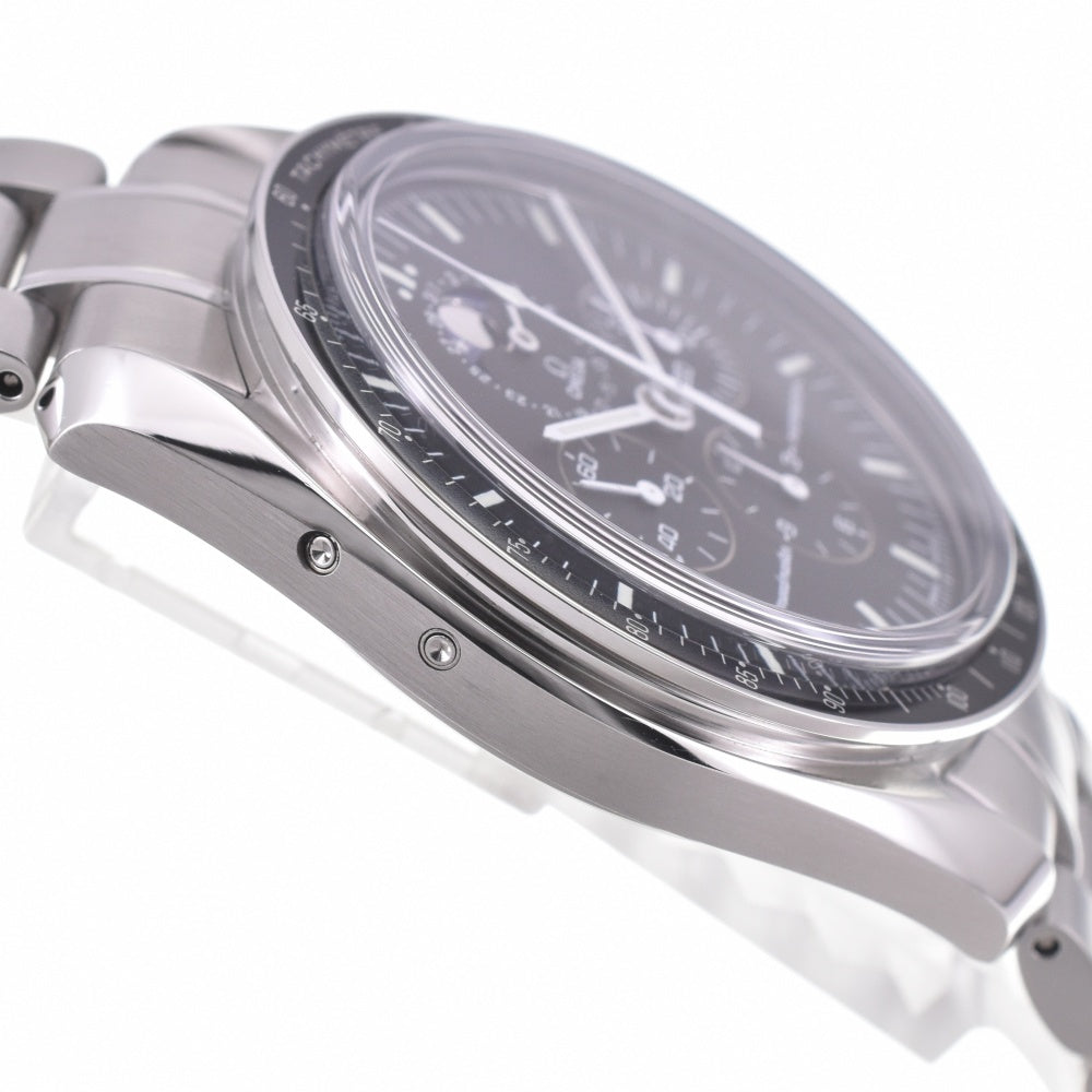 with paper OMEGA speedmaster moon phase 3576.50 Chronograph black Dial Hand Winding Men's
 Watch K#142936