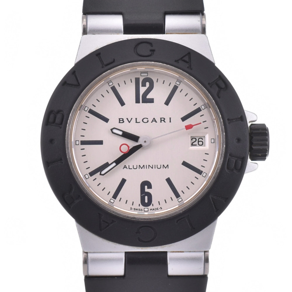 BVLGARI aluminum AL29TA Date Silver Dial Quartz Ladies
 Watch K#142944