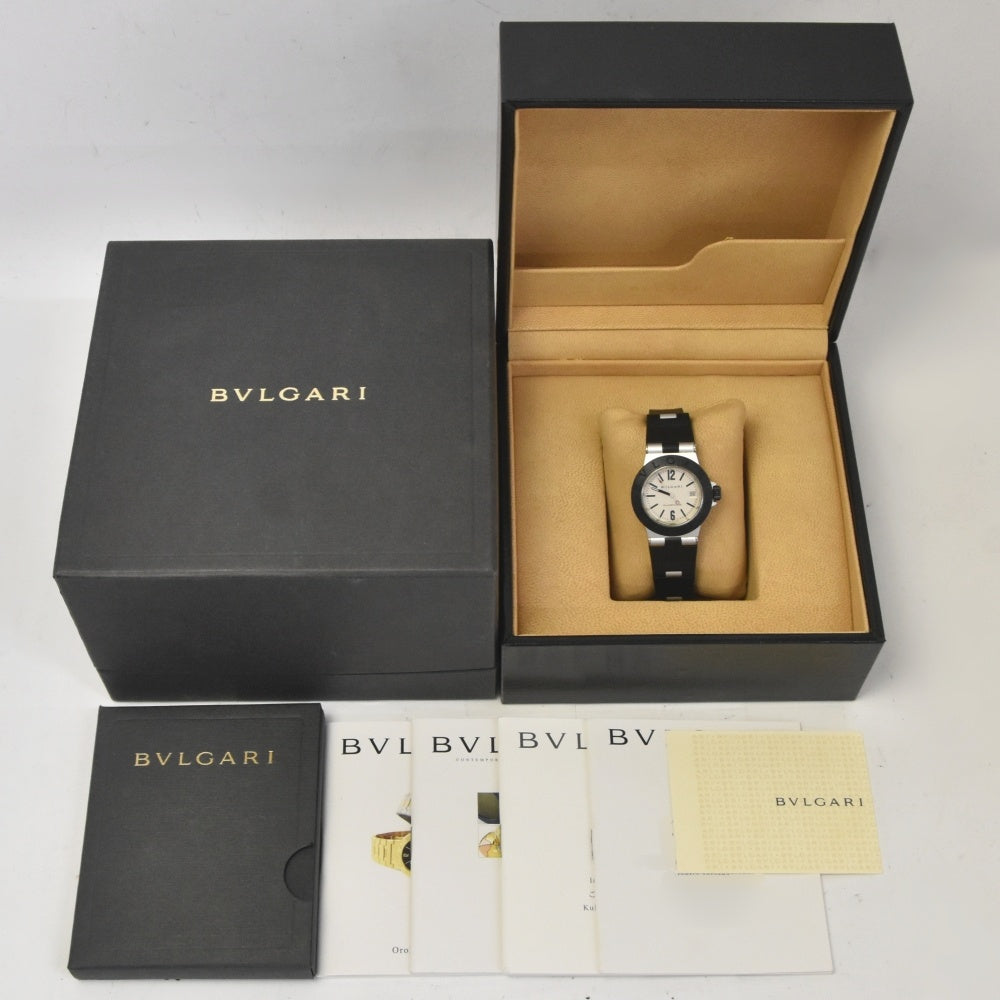 BVLGARI aluminum AL29TA Date Silver Dial Quartz Ladies
 Watch K#142944