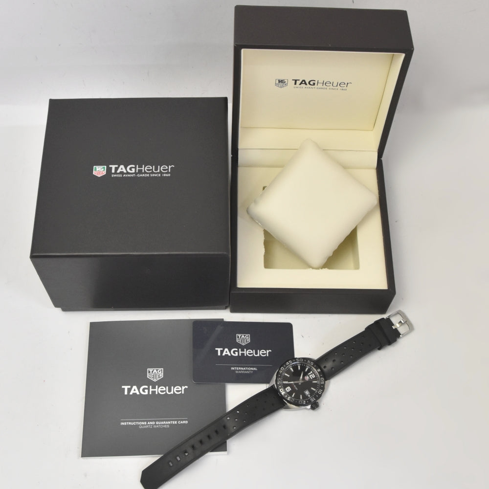 with paper TAG HEUER Formula 1 WAZ1110.FT8023 Date black Dial Quartz Men's
 Watch K#142945