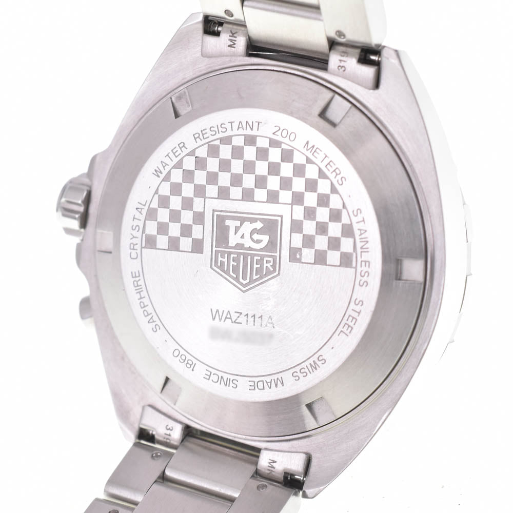 with paper TAG HEUER Formula 1 WAZ111A.BA0875 alarm grand date black Dial Quartz Men's
 Watch L#142947