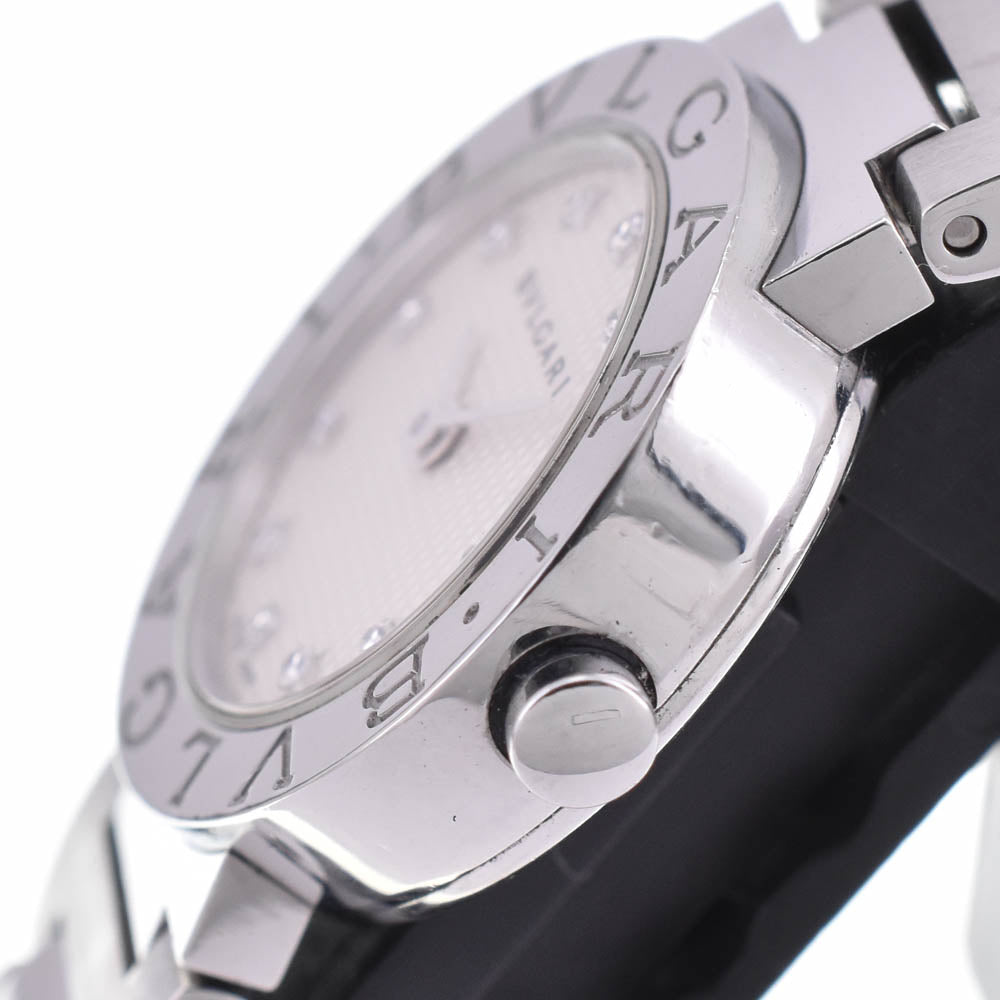 BVLGARI Bvlgari Bvlgari BB23SS 12P diamond Silver Dial Quartz Ladies
 Watch M#142949