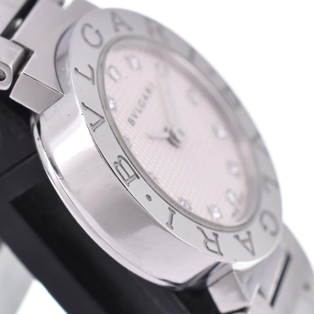 BVLGARI Bvlgari Bvlgari BB23SS 12P diamond Silver Dial Quartz Ladies
 Watch M#142949