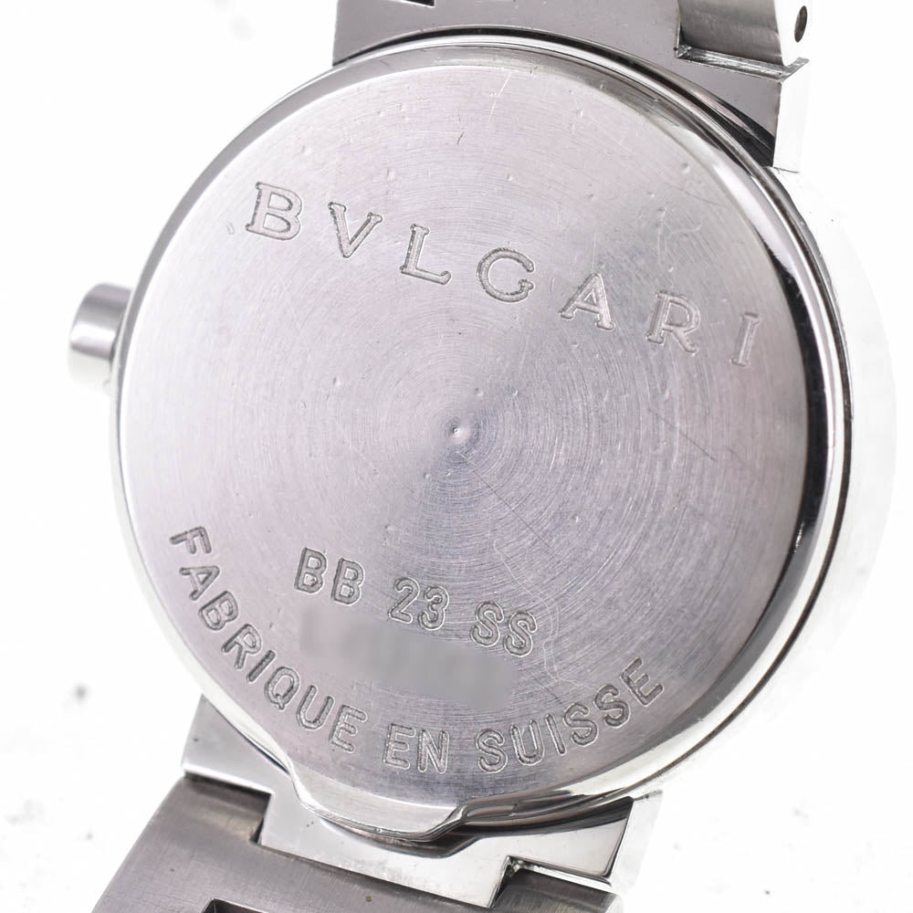 BVLGARI Bvlgari Bvlgari BB23SS 12P diamond Silver Dial Quartz Ladies
 Watch M#142949