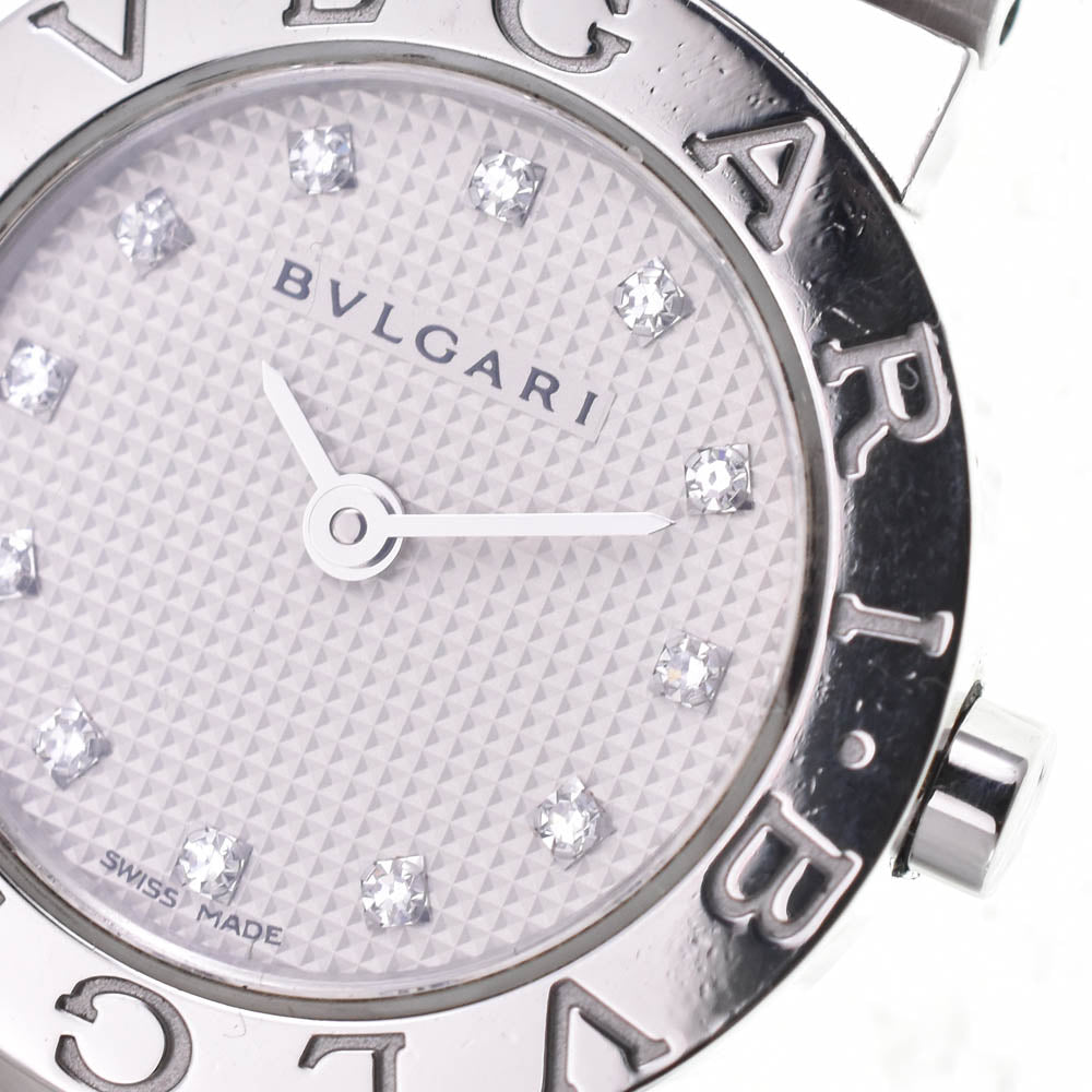 BVLGARI Bvlgari Bvlgari BB23SS 12P diamond Silver Dial Quartz Ladies
 Watch M#142949