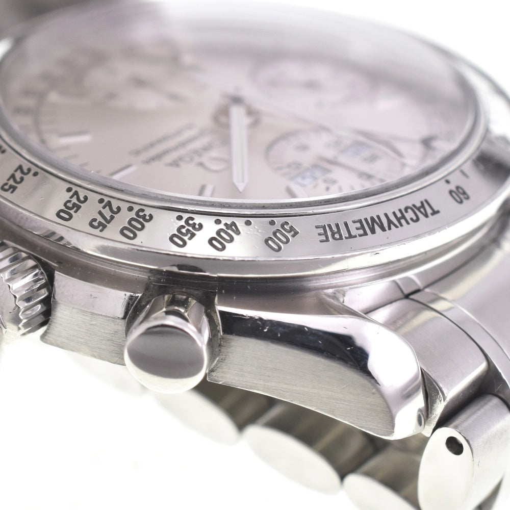 with paper OMEGA Speedmaster 3523.30 Triple calendar Silver Dial Automatic Men's
 Watch L#142950