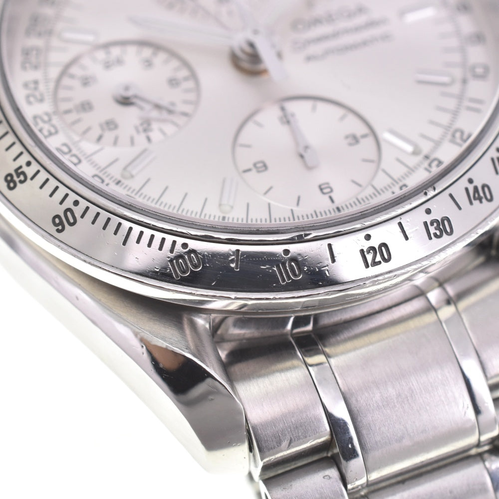 with paper OMEGA Speedmaster 3523.30 Triple calendar Silver Dial Automatic Men's
 Watch L#142950