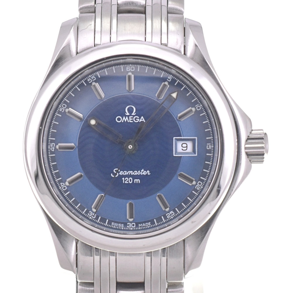 OMEGA Seamaster 120M 2581.81 Date blue Dial Quartz Ladies
 Watch L#142951