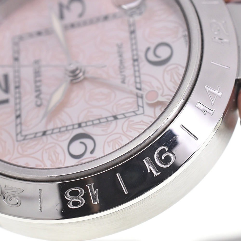 with paper CARTIER Pasha C Meridian W3107099 2004 Christmas Limited Edition GMT Pink shell Dial Automatic Unisex
 Watch L#142953