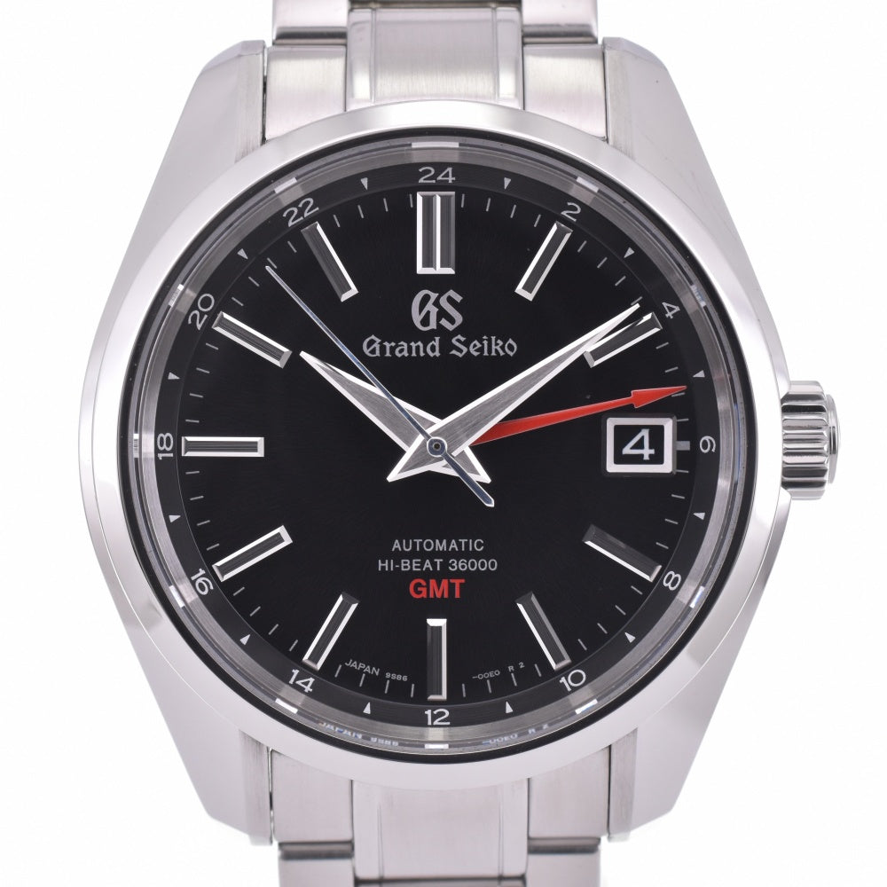 SEIKO Grand Seiko SBGJ203/9S86-00A0 Mechanical Hi-Beat 36000 GMT black Dial Automatic Men's
 Watch L#142955
