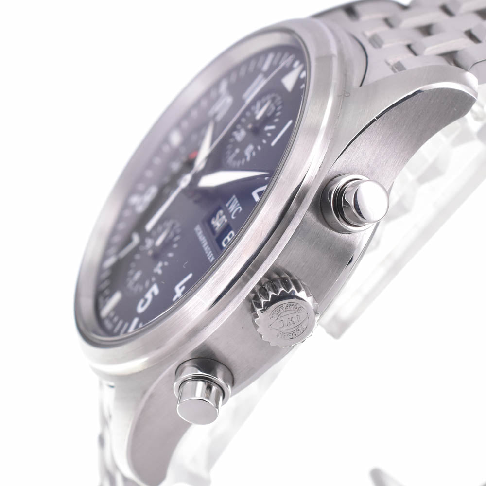 IWC SCHAFFHAUSEN Pilot watch IW371704 Chronograph day date black Dial Automatic Men's
 Watch M#142956