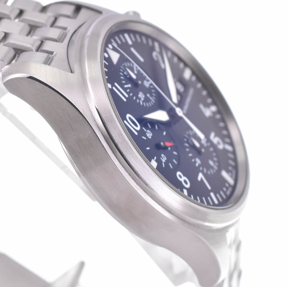 IWC SCHAFFHAUSEN Pilot watch IW371704 Chronograph day date black Dial Automatic Men's
 Watch M#142956