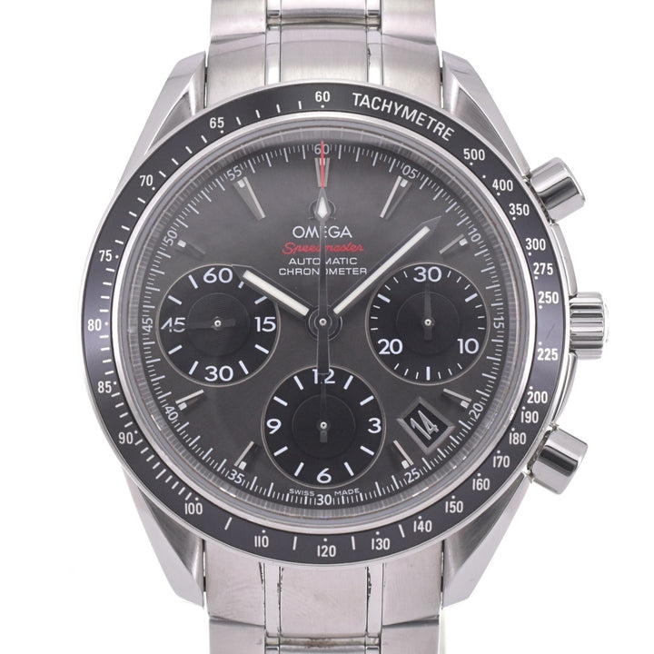 with paper OMEGA Speedmaster 323.30.40.40.06.001 Chronograph Date Gray / black Dial Automatic Men's
 Watch M#142958