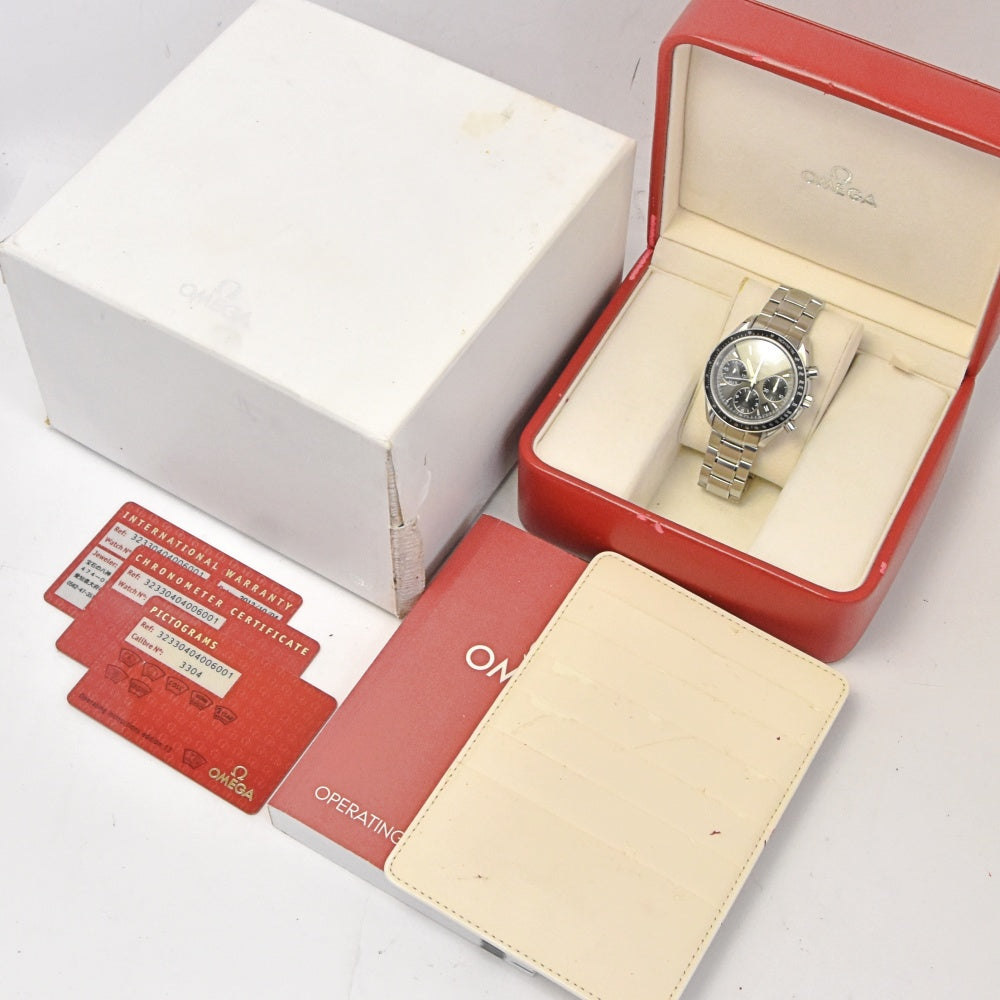 with paper OMEGA Speedmaster 323.30.40.40.06.001 Chronograph Date Gray / black Dial Automatic Men's
 Watch M#142958