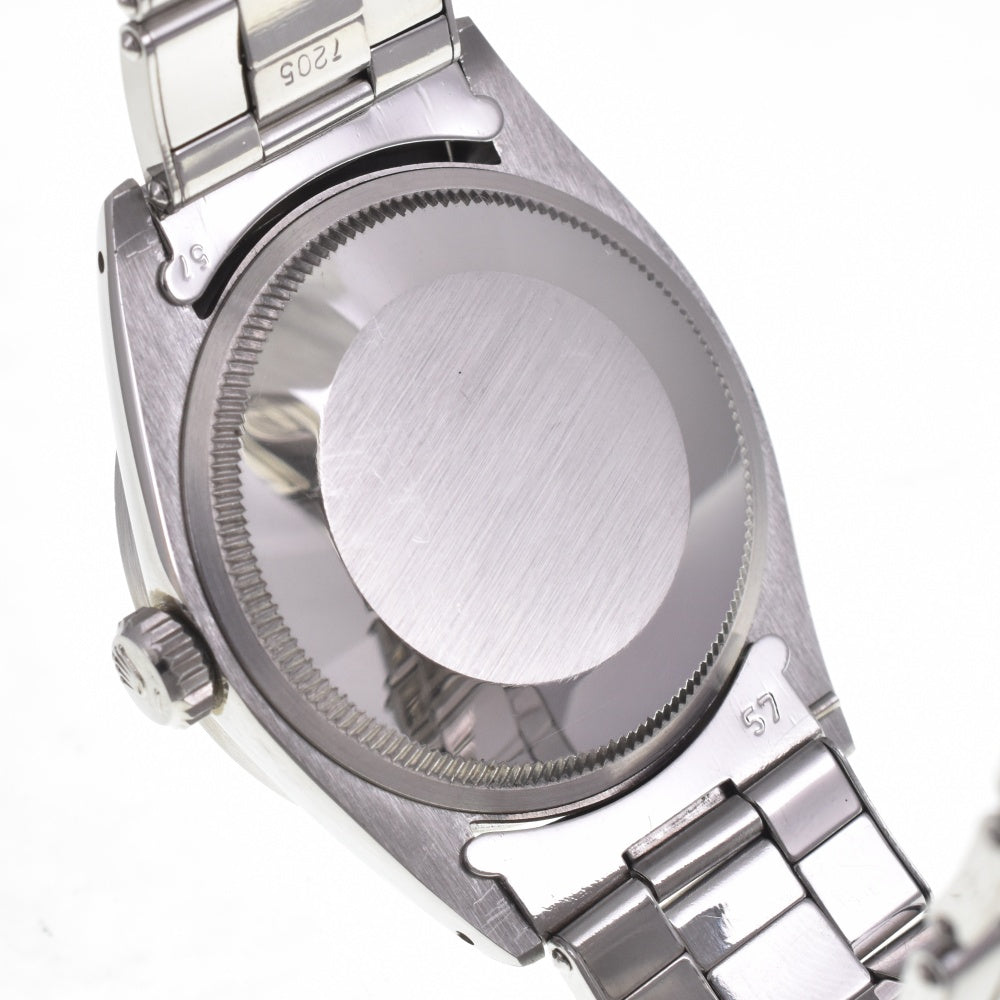 ROLEX Oyster perpetual date 1501 vintage Finely Engine Turned Bezel Silver Dial Automatic Men's
 Watch M#142960
