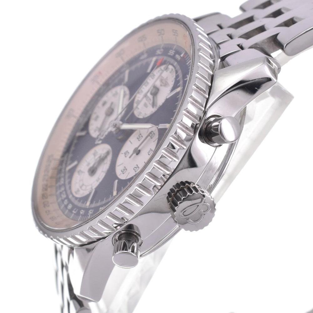 with paper BREITLING Navitimer Twin Sixty II A39022 Chronograph Blue / Silver Dial Automatic Men's
 Watch L#142965