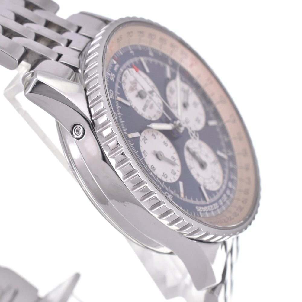 with paper BREITLING Navitimer Twin Sixty II A39022 Chronograph Blue / Silver Dial Automatic Men's
 Watch L#142965