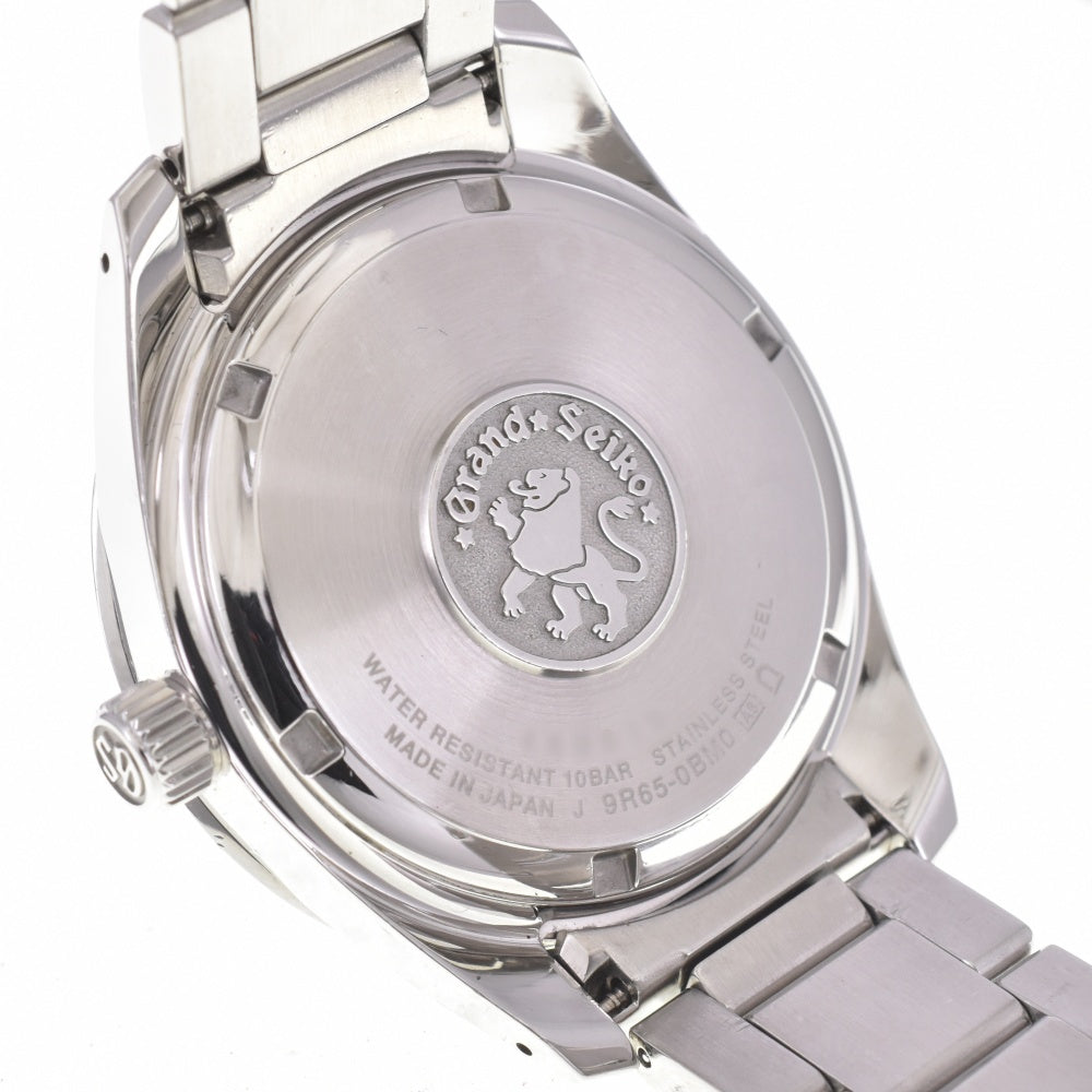 with paper SEIKO Grand Seiko SBGA101/9R65-0BM0 Power reserve date black Dial Spring drive Men's
 Watch L#142968