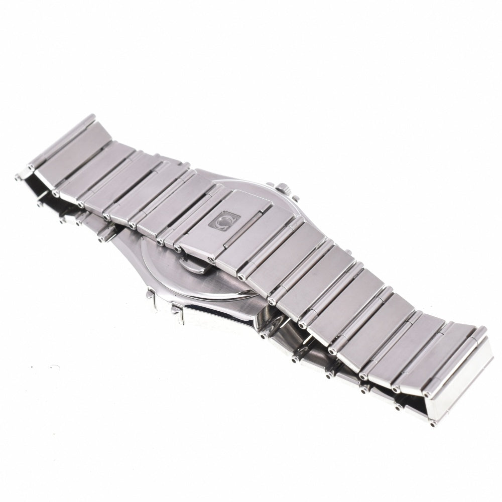 OMEGA Constellation date flat bezel black Dial Quartz Men's
 Watch N#142971