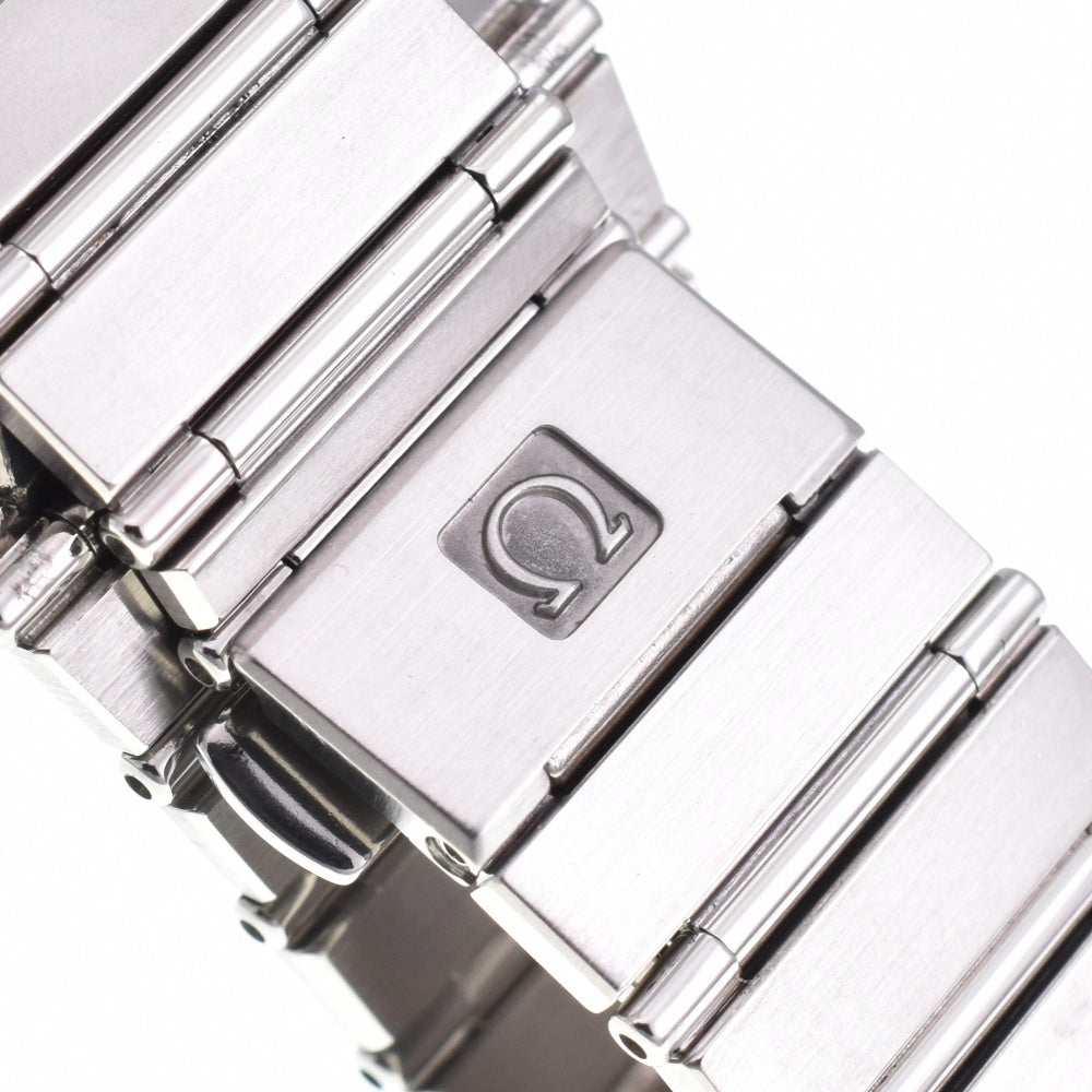 OMEGA Constellation date flat bezel black Dial Quartz Men's
 Watch N#142971