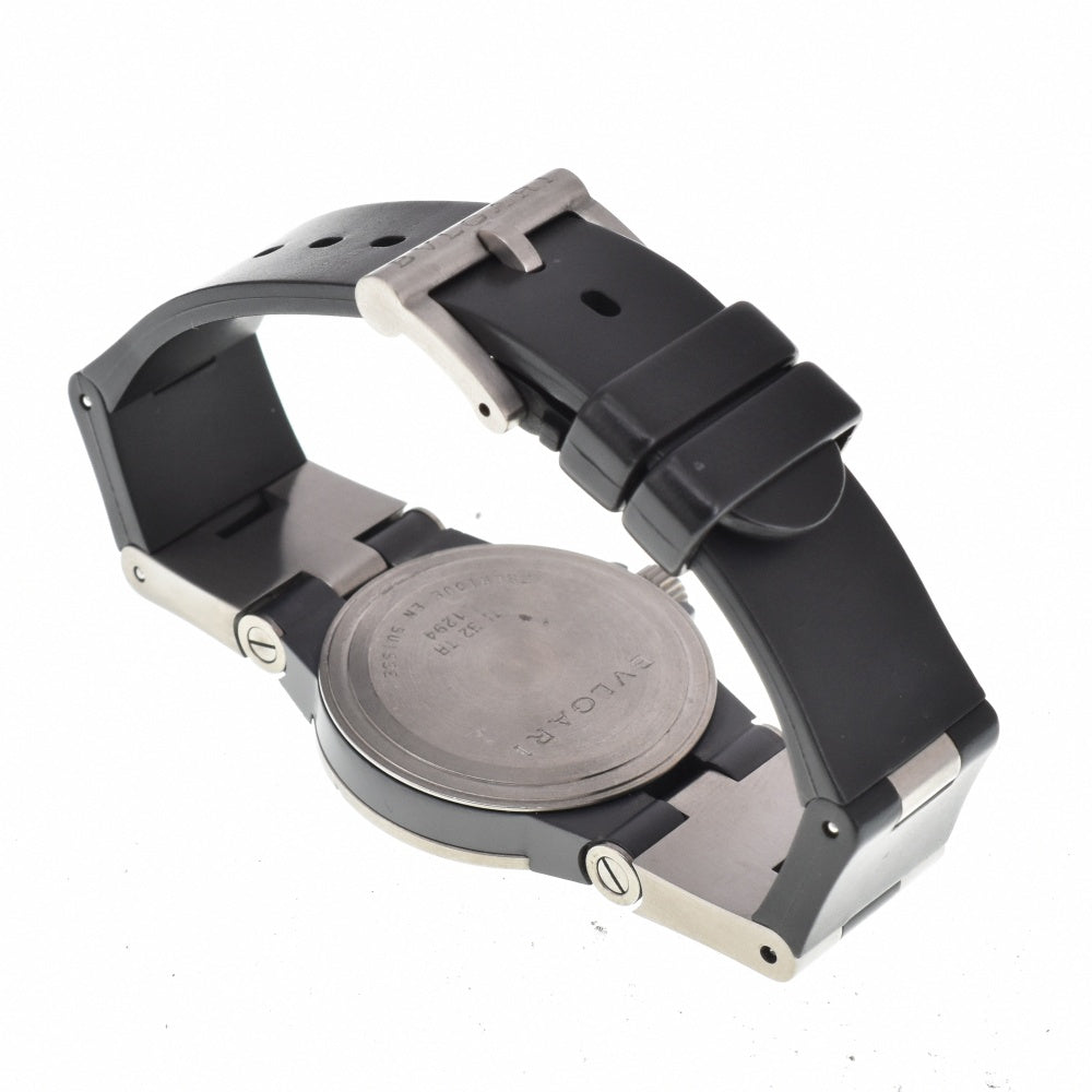 BVLGARI Diagono Titanium TI32TA Date Black/brown (carbon) Dial Quartz Unisex
 Watch L#142973