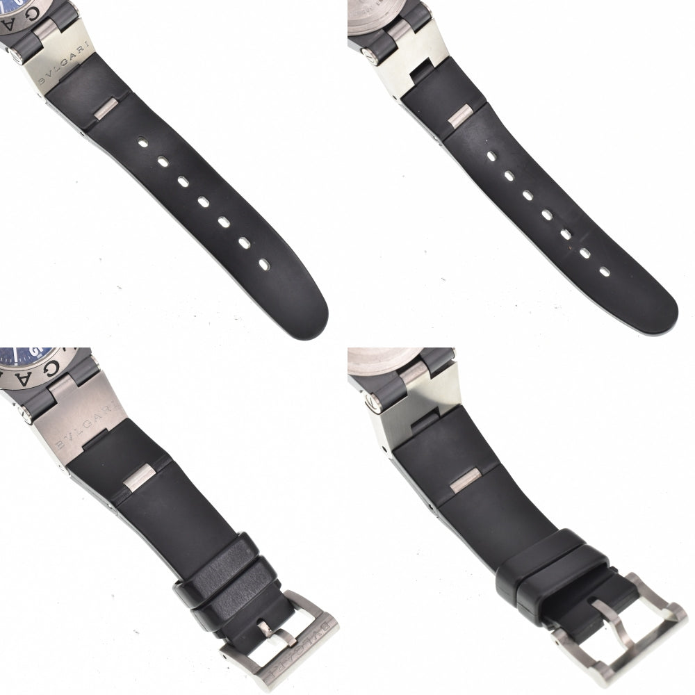 BVLGARI Diagono Titanium TI32TA Date Black/brown (carbon) Dial Quartz Unisex
 Watch L#142973