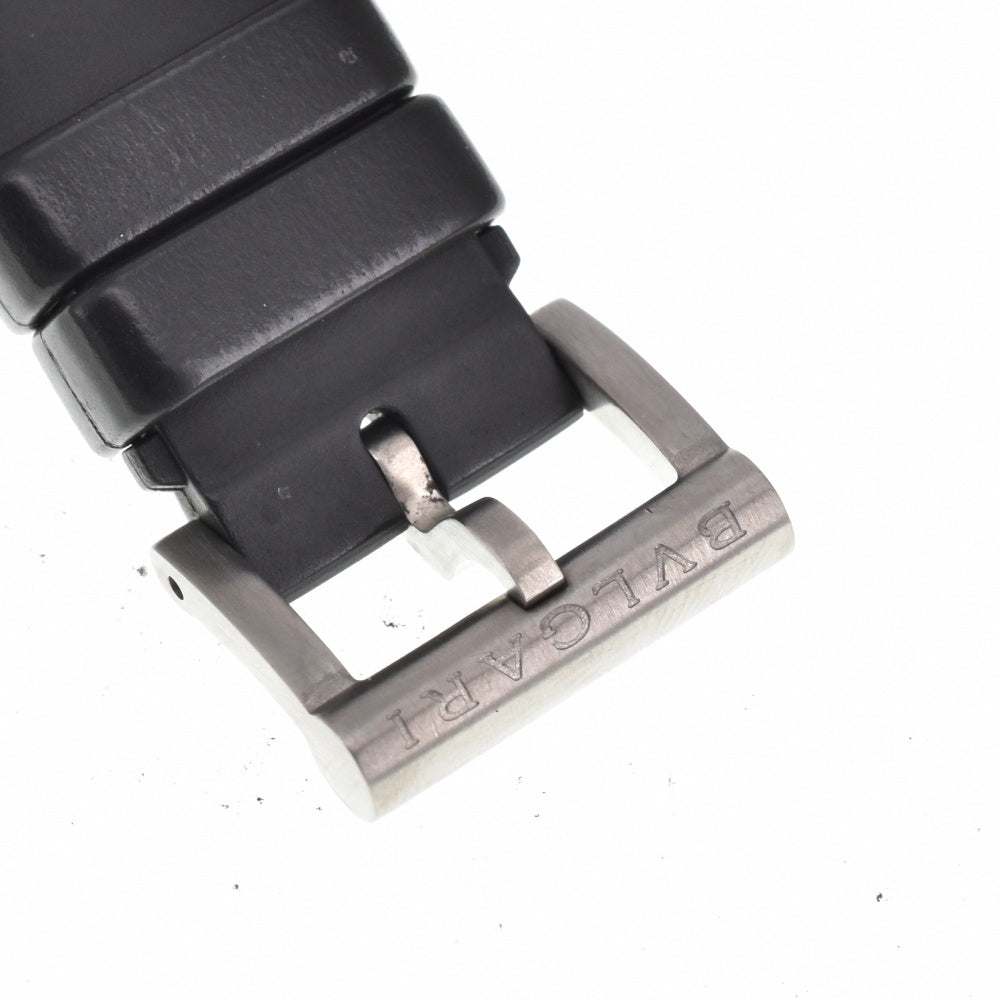 BVLGARI Diagono Titanium TI32TA Date Black/brown (carbon) Dial Quartz Unisex
 Watch L#142973