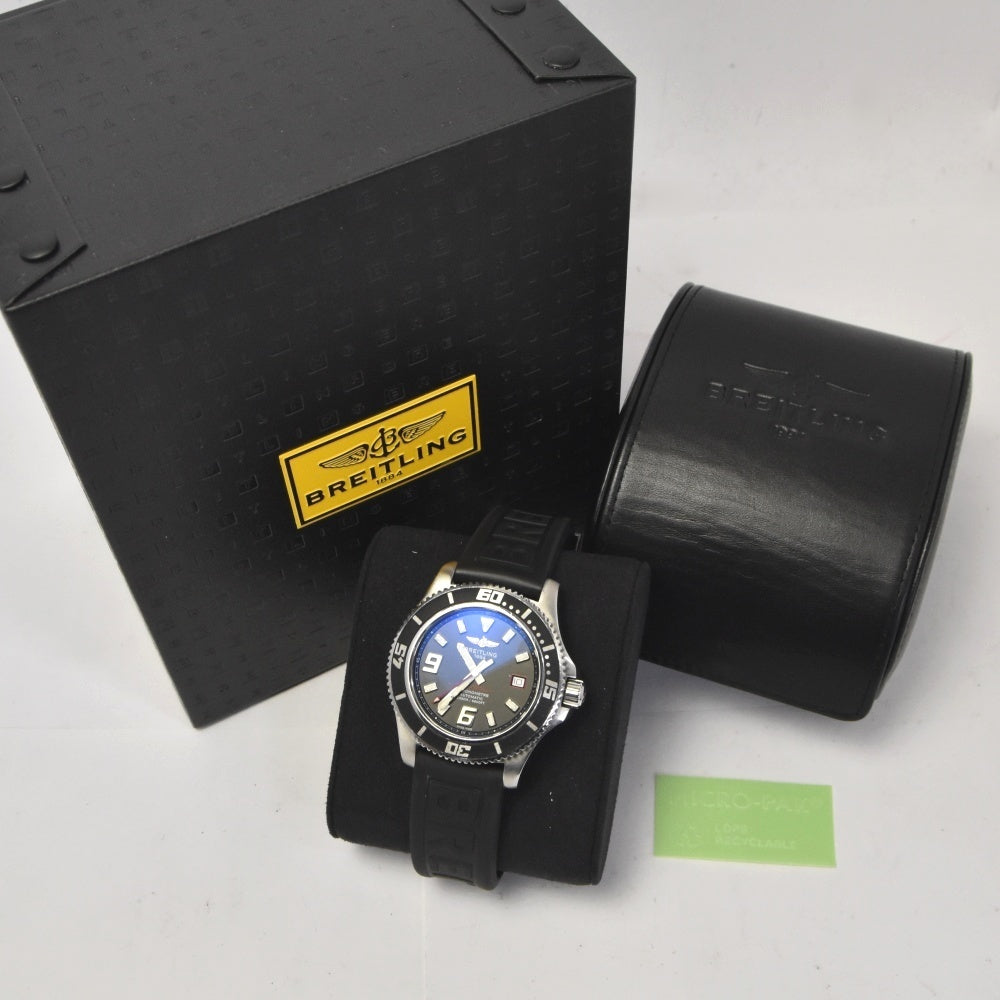 BREITLING Super Ocean A17391 Date black Dial Automatic Men's
 Watch L#142976