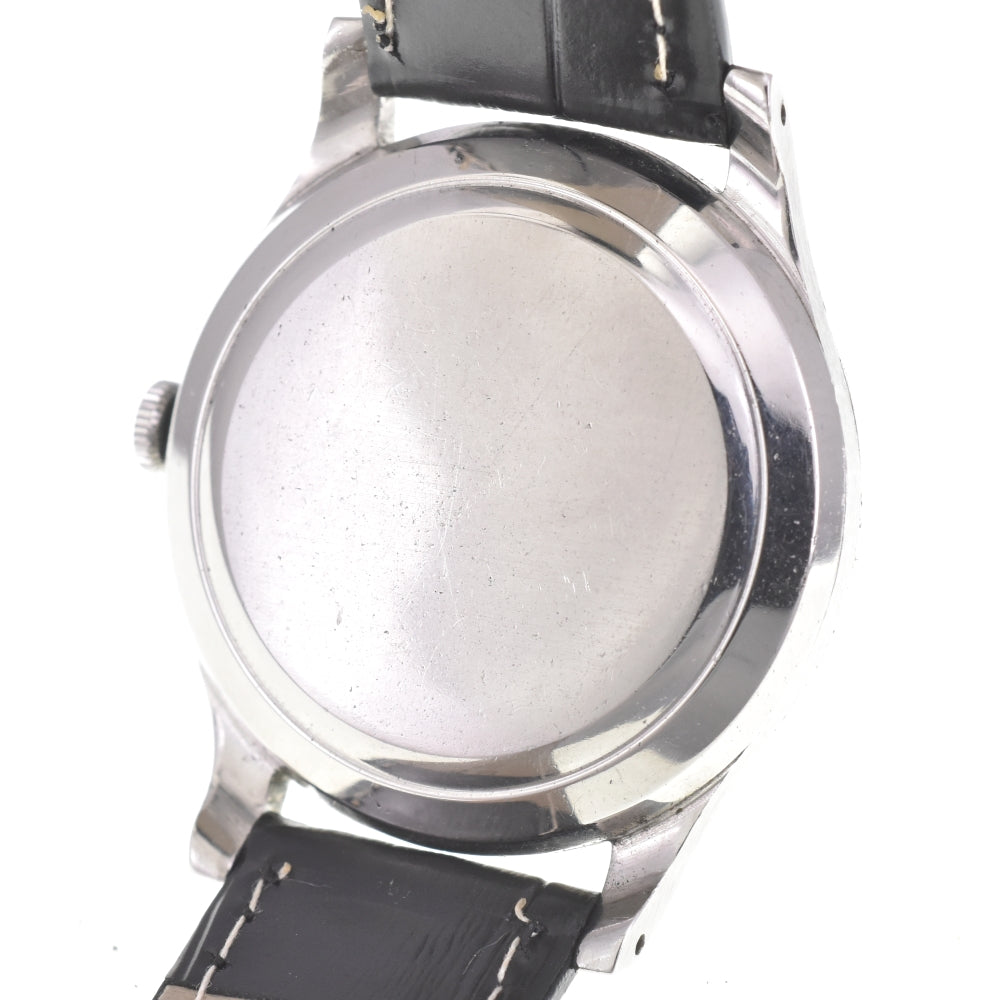 IWC SCHAFFHAUSEN SCHAU ESSEN vintage Stainless Steel/Leather Cal.853 Silver Dial Automatic Men's
 Watch M#142977