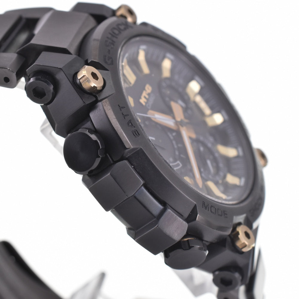 with paper CASIO G-SHOCK MTG-B3000 Series MTG-B3000BDE-1AJR black Dial Radio Sync Solar Men's
 Watch M#142978