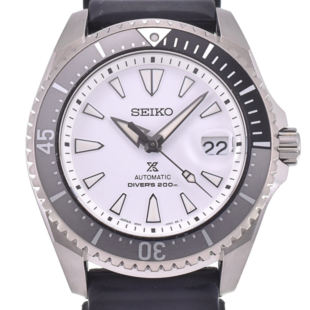 with paper SEIKO Prospex Diver Scuba SBDC131/6R35-01F0 titanium white Dial Automatic Men's
 Watch N#142979