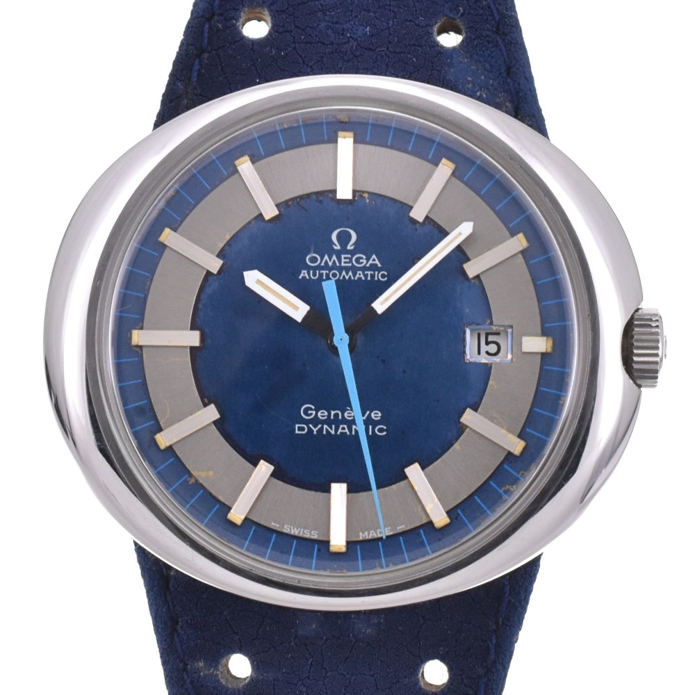 OMEGA Geneva Dynamic TOOL.107 Blue / Silver Dial Automatic Men's
 Watch M#142980